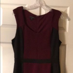 Dress Burgundy & Black